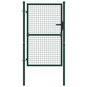 VidaXL Poort 100x125 cm staal groen