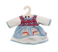 Heless poppenkleding winterjurk 28 33 cm - thumbnail