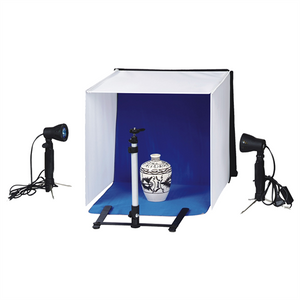 Falcon Eyes Opvouwbare Opnamebox PBK-40AB-2LS 40x40 cm + 2 Lampen