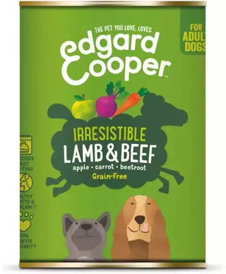 Edgard & Cooper blik lam & rund 400g