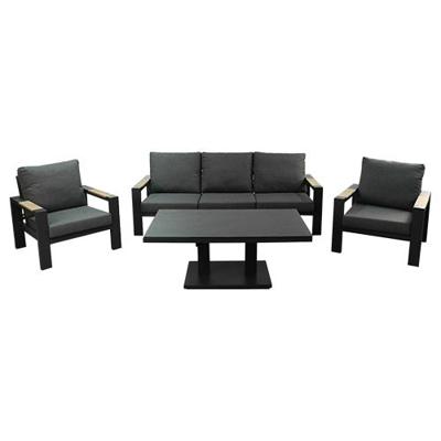 Benton Sofa Loungeset Antraciet - Buitengewoon de boet