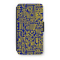 Majorelle Blue Print: iPhone 7 Plus Flip Hoesje - thumbnail