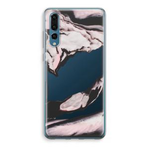 Roze stroom: Huawei P20 Pro Transparant Hoesje