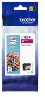 Inktcartridge brother lc-424m rood | 5 stuks