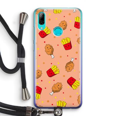 Chicken 'n Fries: Huawei P Smart (2019) Transparant Hoesje met koord