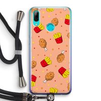 Chicken 'n Fries: Huawei P Smart (2019) Transparant Hoesje met koord