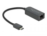 Delock 66645 Adapter USB Type-C male naar 2,5 Gigabit LAN compact - thumbnail