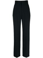 Alexander McQueen pantalon droit à taille haute - Noir - thumbnail