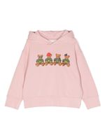 Palm Angels Kids hoodie College Bears - Rose - thumbnail