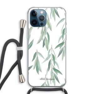 Branch up your life: iPhone 12 Pro Max Transparant Hoesje met koord