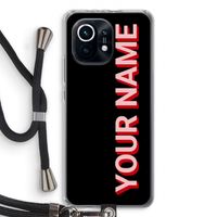 Namecase: Xiaomi Mi 11 Transparant Hoesje met koord
