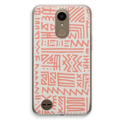 Marrakech Pink: LG K10 (2017) Transparant Hoesje