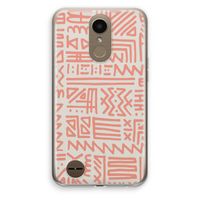 Marrakech Pink: LG K10 (2017) Transparant Hoesje