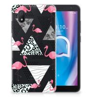 Alcatel 1B (2020) | TPU Hoesje | Flamingo Triangle