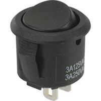 TRU COMPONENTS 1588033 Wipschakelaar TC-R13-297A-05 250 V/AC 3 A 1x uit/aan Continu 1 stuk(s)