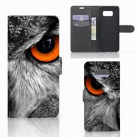 Samsung Galaxy S8 Plus | Telefoonhoesje | Met pasjeshouder | Uil