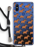 Pony: Xiaomi Mi Mix 3 Transparant Hoesje met koord Pony: Xiaomi Mi Mix 3 Transparant Hoesje met koord