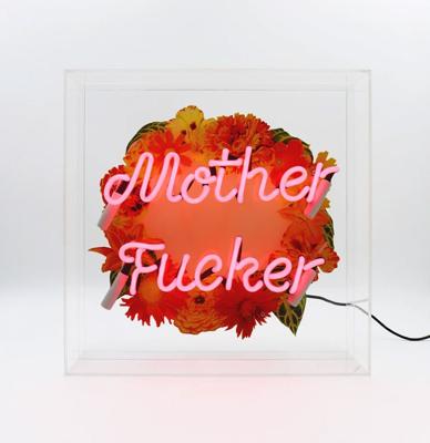Glazen Neon Box - Mother F*cker - Large