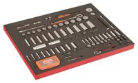 Bahco Foaminlay Fit&Go 3/3 met doppen en toebehoren 1/2" en 1/4" en bits - met lasermarkering - 139-delig - FF1A195LM