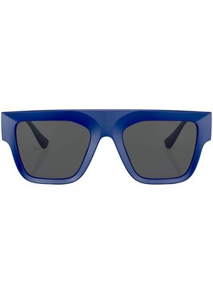 Versace Eyewear lunettes de soleil à monture carrée - Bleu