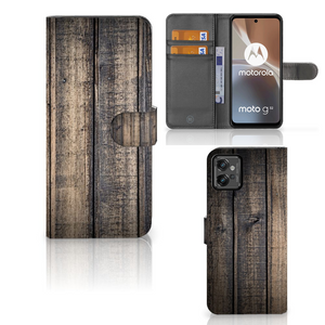 Motorola Moto G32 Book Style Case Steigerhout