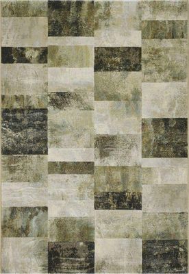 Groen Vloerkleed Laagpolig Dekan 4112, 240x330 Groen Vloerkleed Laagpolig Dekan 4112, 240x330