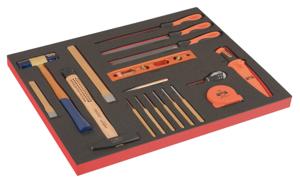 Bahco Foaminlay Fit&Go 3/3 met slaggereedschap en vijlen - met lasermarkering - 18-delig - FF1A212LM