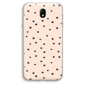 Kleine kattenkopjes: Samsung Galaxy J7 (2017) Transparant Hoesje