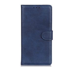 Casecentive Leren Wallet case met sluiting iPhone 13 Pro blauw