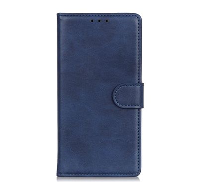 Casecentive Leren Wallet case met sluiting iPhone 13 Pro blauw