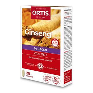 Ortis Vitalite Ginseng 20 Tabletten