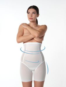 Poirier MP-50 High Waist Control Short Ivory | Maat: XXL