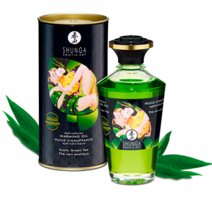 Shunga -Verwarmende Massage Olie 100ml met smaak