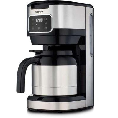 Digitaal geïsoleerd filterkoffiezetapparaat - MEDION - 900W - 1,2L - Zilver