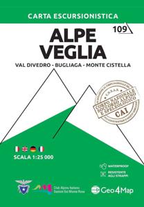 Wandelkaart 109 Alpe Veglia | Geo4Map