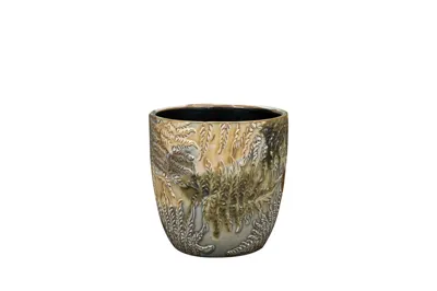 Pot fern d13h12cm camouflage