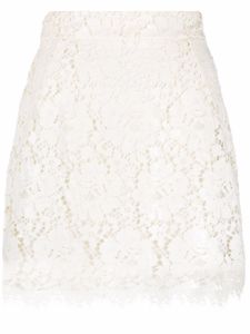 Dolce & Gabbana minijupe en dentelle - Blanc