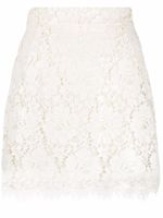 Dolce & Gabbana minijupe en dentelle - Blanc