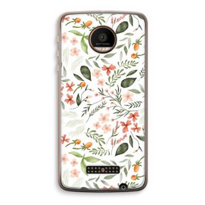Sweet little flowers: Motorola Moto Z Force Transparant Hoesje