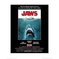 Kunstdruk Jaws One Sheet 40x50cm - thumbnail