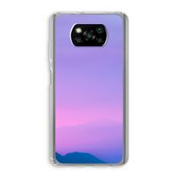 Sunset pastel: Xiaomi Poco X3 NFC Transparant Hoesje