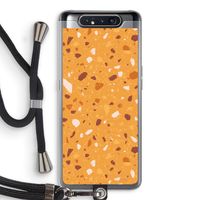 Terrazzo N°24: Samsung Galaxy A80 Transparant Hoesje met koord