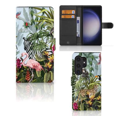 Telefoonhoesje | Met pasjeshouder | voor Samsung Galaxy S24 Ultra Jungle