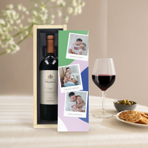 Wijn in bedrukte kist - Salentein - Primus Malbec