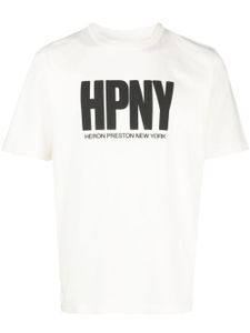 Heron Preston t-shirt en coton à logo imprimé - Blanc