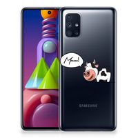 Samsung Galaxy M51 Telefoonhoesje met Naam Cow