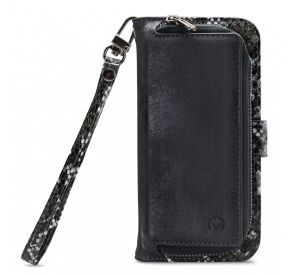 Mobilize 2in1 Magnet Zipper Case iPhone 13 Pro zwart / snake