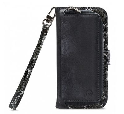 Mobilize 2in1 Magnet Zipper Case iPhone 13 Pro zwart / snake
