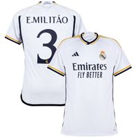 Real Madrid Shirt Thuis 2023-2024 + E. Militao 3