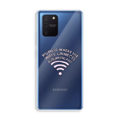 Home Is Where The Wifi Is: Samsung Galaxy Note 10 Lite Transparant Hoesje
